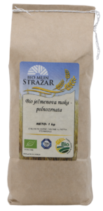 Bio ječmenova moka - polnozrnata rm